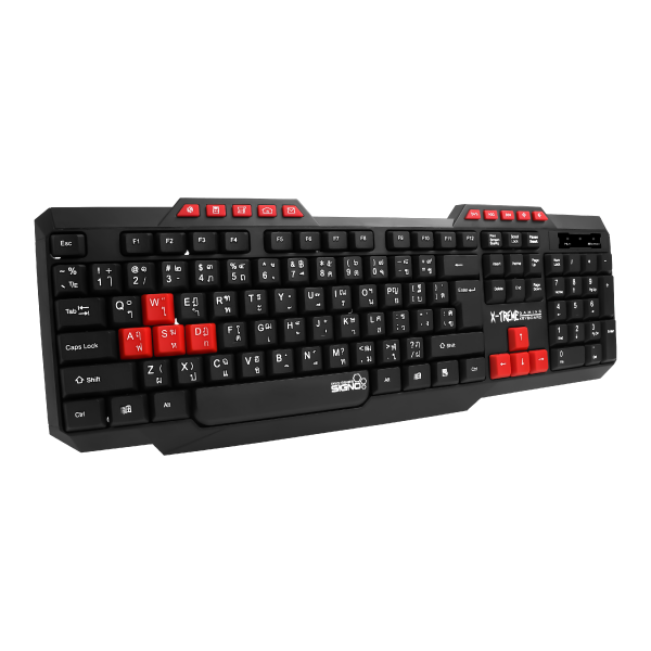 Signo Pro-Series KB-709 Waterproof Design Gaming Keyboard (Thai Layout)