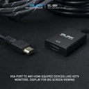 VGA to HDMI Adapter with Audio G-Link GL-009