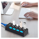 4 Ports 4 Switch 3.0 USB HUB 50cm