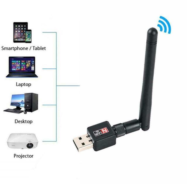 UBS Wifi Adapter 150Mbps ( Antenna)