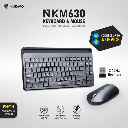 NUBWO NKM630 Wireless/Bluetooth Keyboard &amp; Mouse