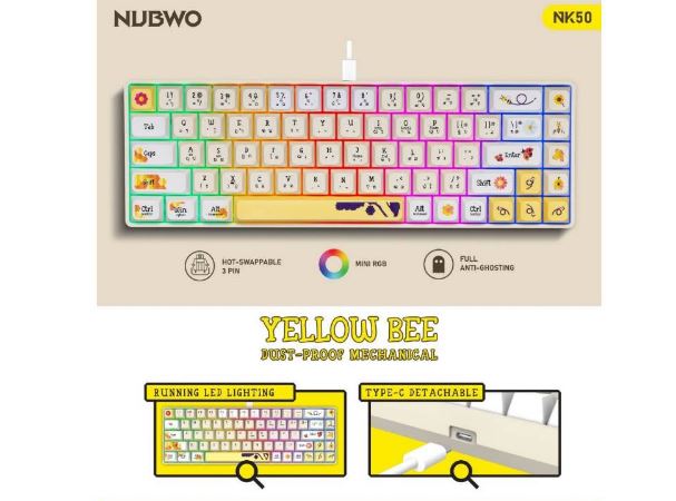 NUBWO NK-50 Gaming Keyboard (Thai Layout)