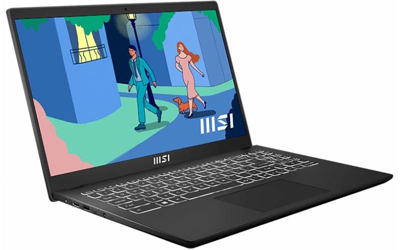 MSI Modern 15 B12MO (i5 12th, 16GB,SSD 512GB, 15.6&quot;)Classic Black