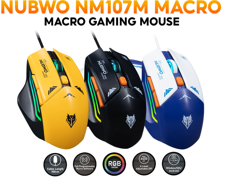 Nubwo NM-107M Wired Mouse 
