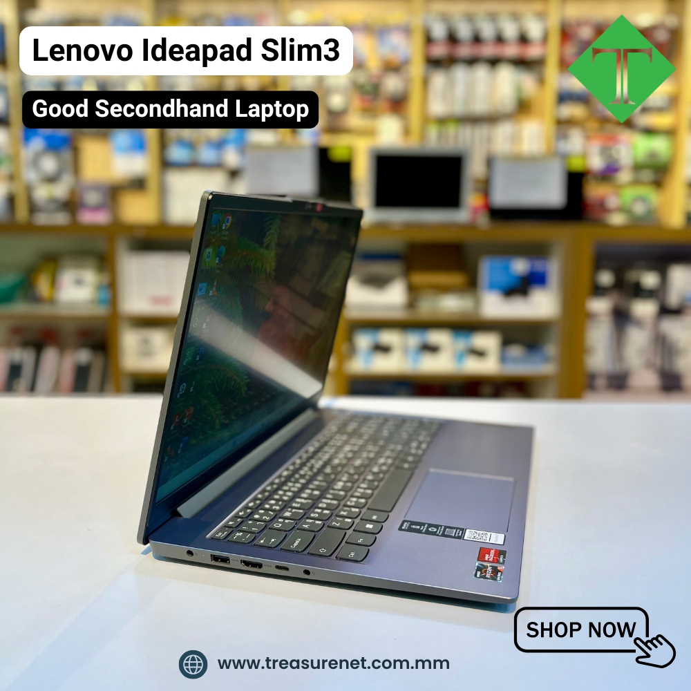 Lenovo Ideapad Slim3 (Ryzen 5-56250, 16GB, 512SSD, 15.6&quot;)