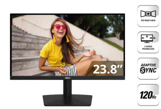 AOC 24&quot; LED Monitor Slim 24B15H3 / 67(HDMI+VGA)