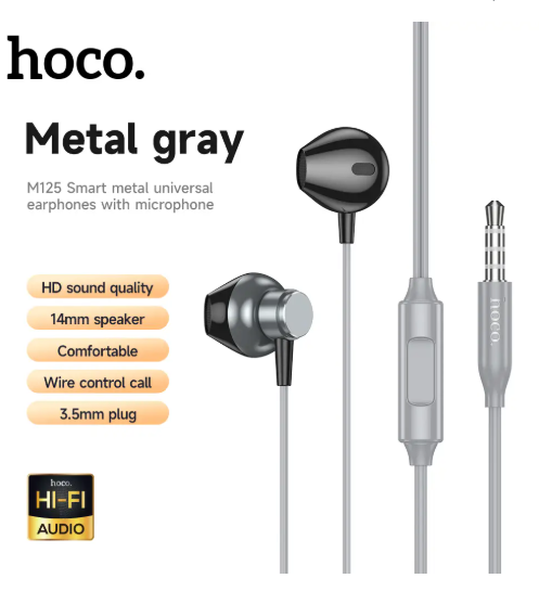 HOCO M-125 Universal Earphone with Mic