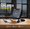 NUBWO NS52 Speaker Voice Amplifier with Microphone