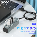 HOCO HB1 4-Ports USB Hub 80cm