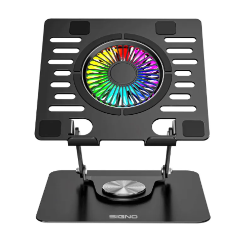 SIGNO CP-513 10-17" RGB Laptop Cooling Stand