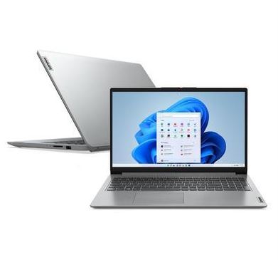 Lenovo Ideapad 1 (AMD Ryzen-5 7520U , 8GB, SSD 512GB, 15.6") Cloud Grey