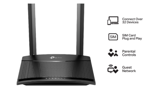 TP Link MR-101 300 Mbps Wireless N 4G LTE Sim Router