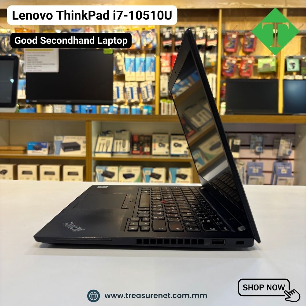 Lenovo ThinkPad ( i7-10510U, 8GB, 256GB SSD,14") Black