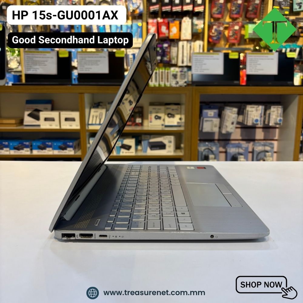 HP 15s-GU0001AX (AMD Athlon Gold 3150, 8GB, SSD 256GB,15.6") Silver