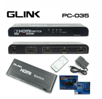 HDMI Switch 3-Port Full HD 1080P