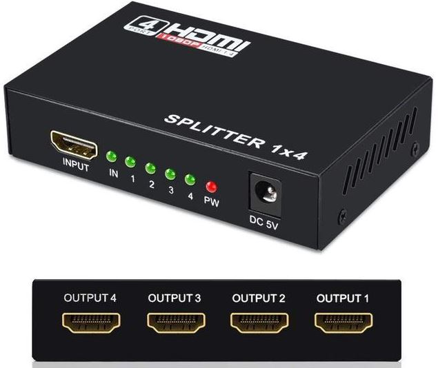 HDMI Splitter 1 x 4 Port