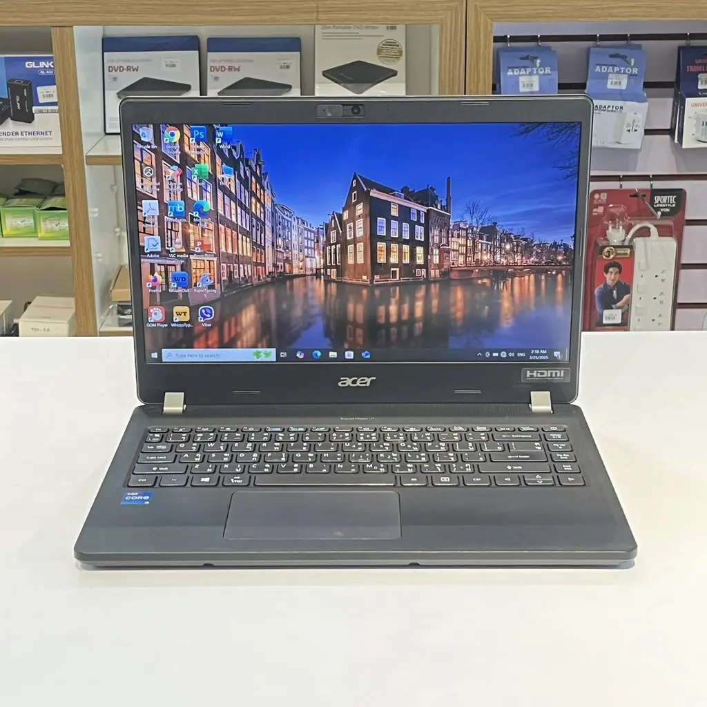 Acer TravelMate P214-53 (i5 11th,8GB, SSD 256GB, 14") Black
