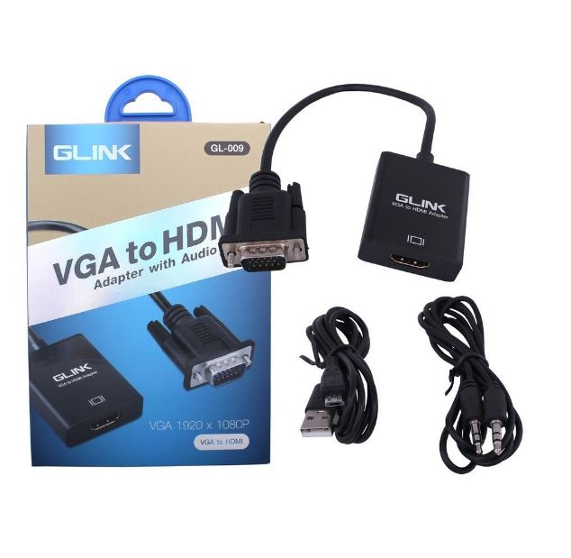 G-Link GL-009 VGA to HDMI Adapter with Audio