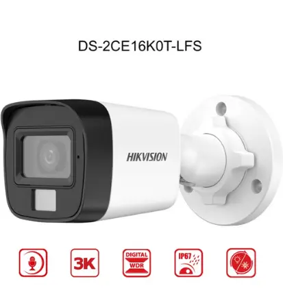 DS-2CE16K0T-LFS (3K) with Sound (Indoor/ Outdoor)