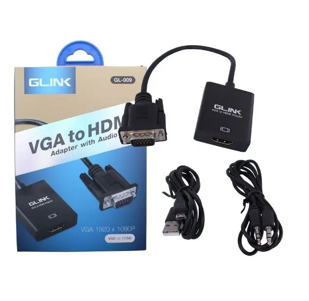G-Link GL-009 VGA to HDMI Adapter with Audio