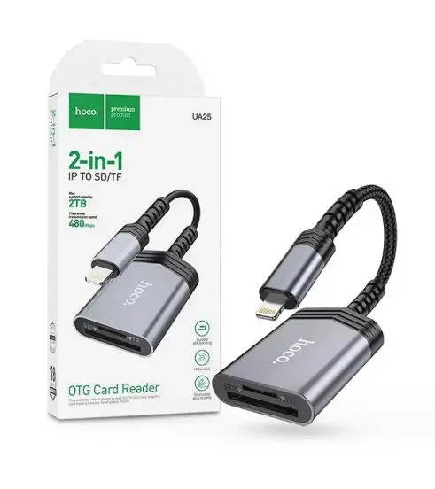 HOCO UA25 OTG Type-C Card Reader 2 in 1