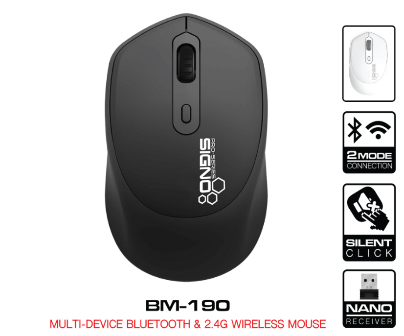 SIGNO BM-190 Bluetooth &amp; Wireless Mouse