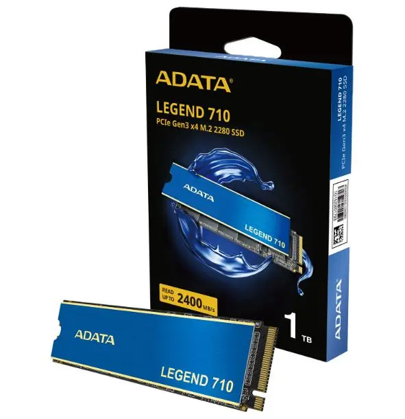 ADATA LEGEND 710 512GB PCIe Gen3x4 NVMe M.2 SSD