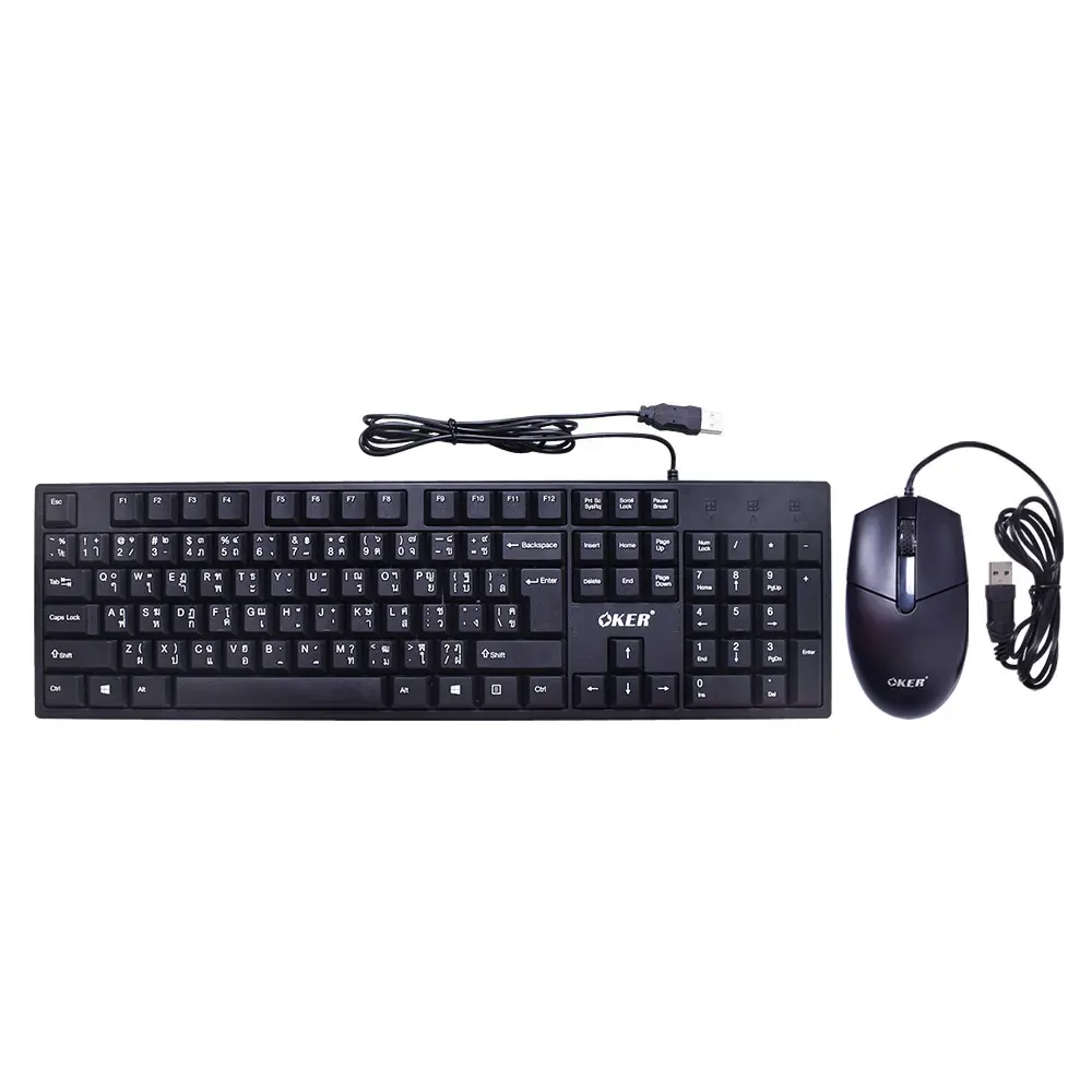 OKER KM-266 Wired Keyboard+Mouse Combo