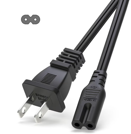 Printer Power Cable 1.8m ထ (2 Pin)