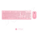 NUBWO NKM-628 Wired Keyboard &amp; Mouse Combo Set ( Mint, Pink, White)