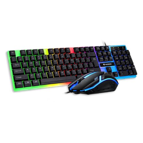 NUBWO NKM-632 USB LED Keyboard &amp; Mouse Combo (ENG/THAI Layout)