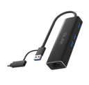 G-Link GL-034 4 in 1 USB 3.0/ TYPE-C HUB + GIGABIT ETHERNET ADAPTER