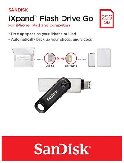 SanDisk 256GB iPhone OTG Stick (SDIX60N-256G)