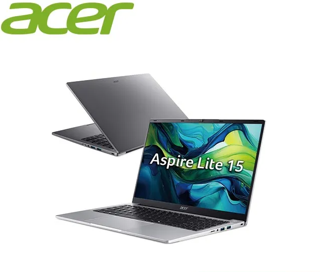 Acer Aspire Lite AL15-33P-36Y5 (Core 3, N355, 8GB, 512GB SSD, Natural Titanium, 15.6&quot;)