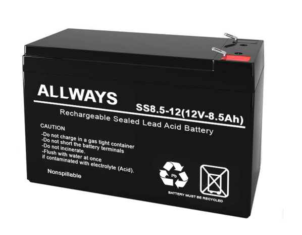 Allways UPS Battery 12V 9mAh (Red)
