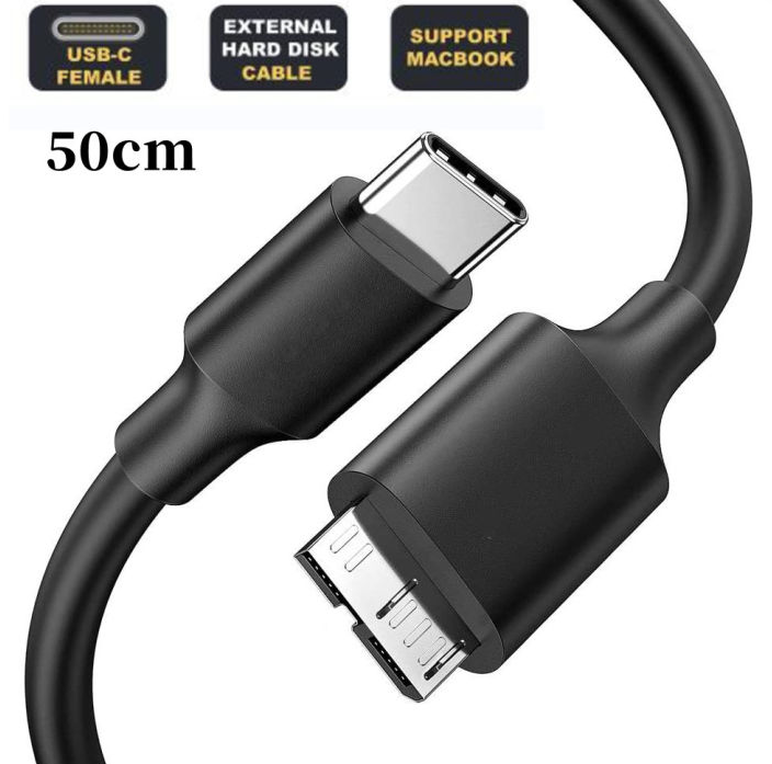 TypeC to Micro USB 3.0  50cm