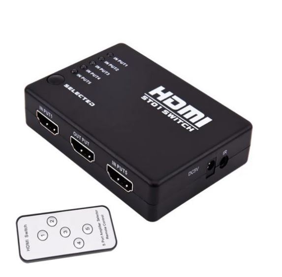 HDMI Switch 5x1 Ports