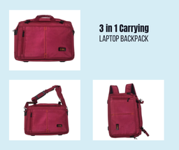 [122133] Bag - 3 in 1 Carrying Laptop Backpack