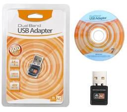 [129224] USB Wifi Adapter 600 Mbps (Without Antenna)