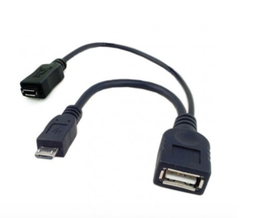 [103179] USB F to Micro USB M + F