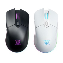 [127214] Nubwo X55 Wireless Gaming Mouse (White/Black)