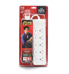 [109274] VOX Sportec P550 Power Strip (5 Ports, 5m)