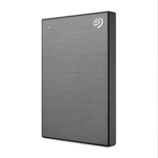 Seagate One Touch With Password 2TB (Space Grey) - External Hard Disk