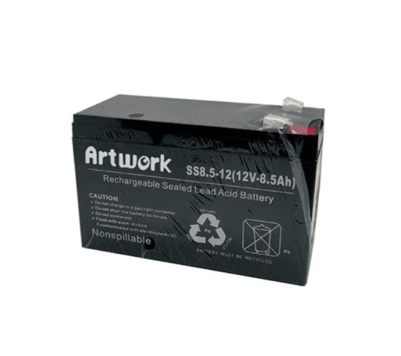 Artwork UPS Battery 12V-8.5Ah Red