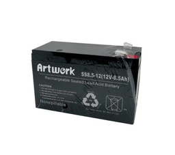 [138002] Artwork UPS Battery 12V-9.5Ah Red