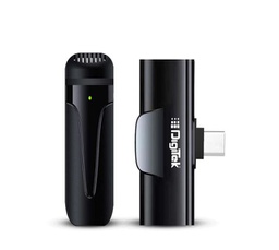 [109191] DigiTek DWM-001 Type-C Wireless Microphone &amp; Receiver 2.4GHz