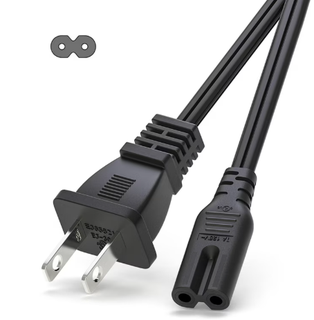 Printer Power Cable 1.8m ထ (2 Pin)