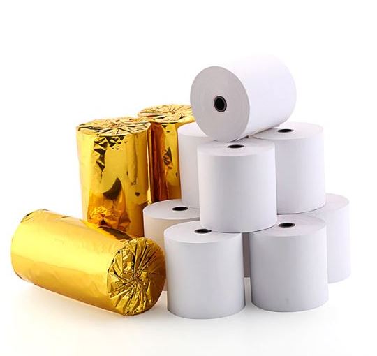 80x80 Thermal Slip Paper Roll (Gold)