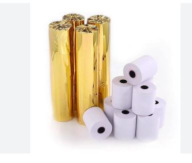 80x40 Thermal Slip Paper Roll (Gold)