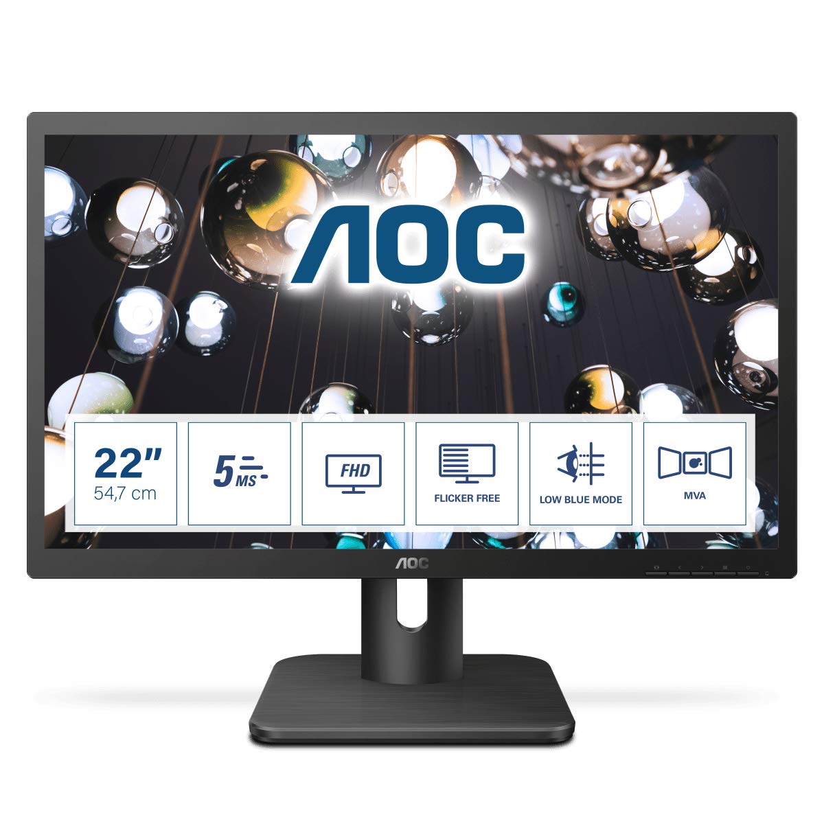 AOC 21.5" Monitor Slim 22E1 ( VGA )